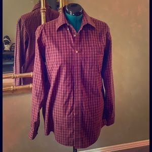 L. L. Bean Men’s Casual wrinkle free Shirt Med